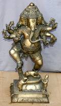 070074 GANESH BRONZE ELEPHANT DEITY EARLY 20TH C