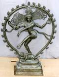 070073 SHIVA NATARAJ BRONZE FIGURE MID 20TH C