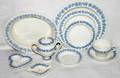 070064 WEDGWOOD EMBOSSED QUEENS WARE SERVICE