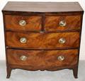 062109 GEORGE III ENGLISH MAHOGANY DRAWER CHEST