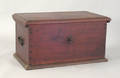 Pennsylvania Queen Anne walnut lock box ca 1740