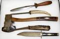 061256 AMERICAN INDIAN KNIFE  AXE GROUPING