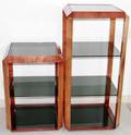 052161 SAPORITI ROSEWOOD VENEER STANDS 2 H 32  47