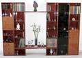 052155 SAPORITI RED LACQUER  GLASS WALL UNIT H 85