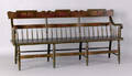 Pennsylvania painted deacons bench 19th c
