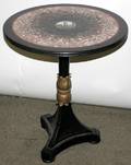 052151 MICRO MOSAIC  MARBLETOP TABLE 19TH C H 27