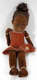 051155 ENGLISH VELVET ISLANDER DOLL