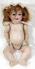 051130 HEUBACH KOPPELSDORF GERMAN BISQUE HEAD DOLL