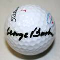 050146 PRESIDENT GEORGE BUSH SR SIGNED GOLF BALL
