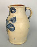Large stoneware pitcher 19th c