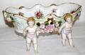 042135 DRESDEN STYLE PORCELAIN CENTERPIECE C 1930