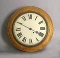New Haven oak gallery clock