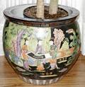 031223 CHINESE PORCELAIN PLANTERS H 14 DIA 155