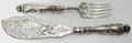 030136 WILLIAM BATEMAN SHEFFIELD SILVERPLATE FISH SET