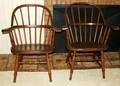 021253 WINDSOR ARMCHAIRS MIXED HARDWOODS C18401860