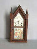 Brewster  Ingrahams mahogany steeple clock
