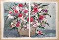 062187 JOE ZINA HANDMADE PAPER PANELS BOWL FLOWERS