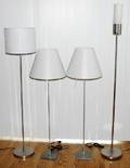 052205 CHROME FLOOR LAMPS FOUR