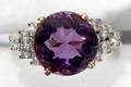 042153 900 CT AMETHYST  DIAMOND RING