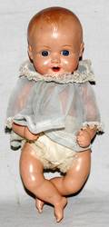 021295 MADAME ALEXANDER HARD PLASTIC BABY DOLL H 11