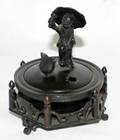 062193 ORIENTAL BRONZE HEXAGONAL INCENSE BURNER