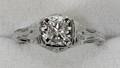 052246 33 CT VINTAGE STYLE DIAMOND ENGAGEMENT RING