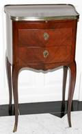 042201 ANTIQUE FRENCH LOUIS XV STYLE COMMODE H 285