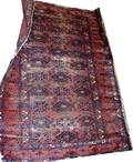 022165 ANTIQUE BALUCHISTAN WOOL RUG 44x32