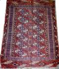 022164 ANTIQUE TURKOMAN WOOL ORIENTAL RUG 33x210