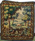 022159 AUBUSSON STYLE WOVEN WOOL TAPESTRY 65x565