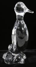 021349 DAUM FRENCH CRYSTAL FIGURE OF A DUCK H 7