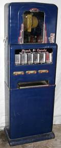 020287 UNIVENDOR 5 CANDY VENDING MACHINE H 665