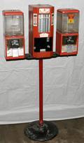 020276 VENDING MACHINES MOUNTED ON STAND H 50 W 26