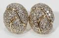 062269 225 CT PAVE DIAMOND EARRINGS