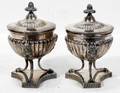 061372 A CORRADINI OF BOLOGNA ITALIAN SILVER URNS
