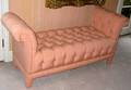 051279 UPHOLSTERED TUFTED BENCH H 30 L 65 D 22