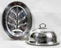 050252 GORHAM SILVERPLATE WELL  TREE PLATTER  DOME