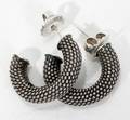 050268 JOHN HARDY STERLING PIERCED HOOP EARRINGS