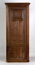 Pennsylvania pine onepiece corner cupboard ca 1780