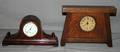 040321 ARTS  CRAFT OAK MANTLE CLOCK C 1930