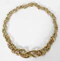 032144 18KT GOLD GUCCI CHOKER NECKLACE 124G L 13