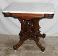 021381 EASTLAKE WALNUT  BURL WALNUT PARLOR TABLE
