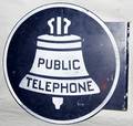 020299 PUBLIC TELEPHONE SIGN H 245 W 258