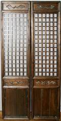 070270 LATTICE DESIGN CARVED MAHOGANY SCREENS