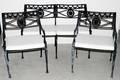 062278 CAST ALUMINUM SETTEE  MATCHING ARMCHAIRS