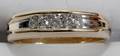 061420 14KT GOLD  DIAMOND BAND RING