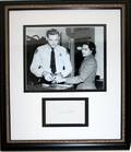 060256 ROSA PARKS AUTOGRAPH  BW PHOTO H 10 W 8