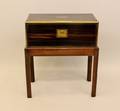19th C English Wooden Traveling Writing Desk