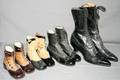 050314 VICTORIAN SHOE GROUP 4 PAIR C1900