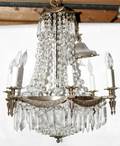 042291 CRYSTAL 6LIGHT CHANDELIER DIA 22